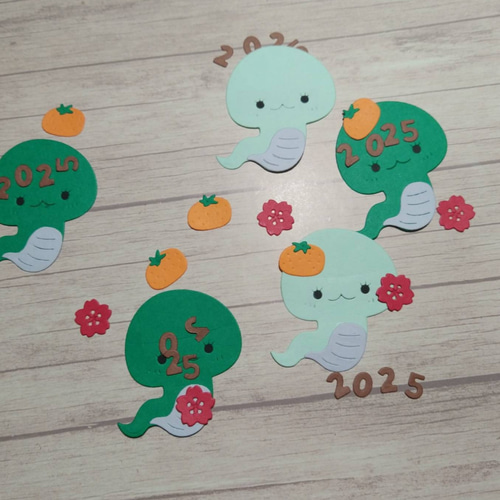 ☆オーダー受付中☆干支鏡もちセット☆十二支☆ダイカット☆クラフト