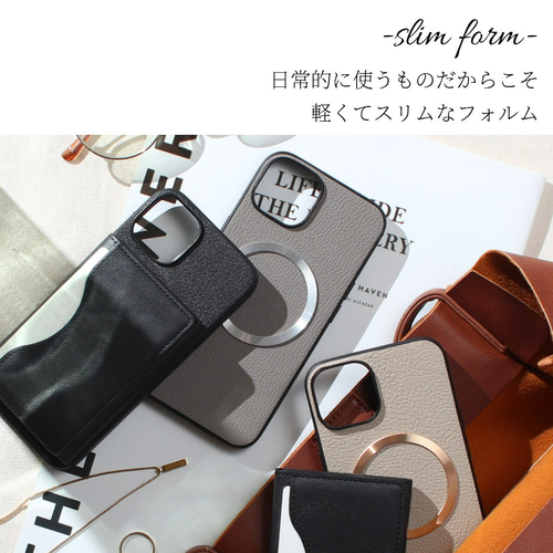 iphoneケース レザー 背面収納 マグセーフ 本革 財布 マグセーフ 楽天市場】iPhone16 ケース MagSafe対応 iPhone16Pro ケース