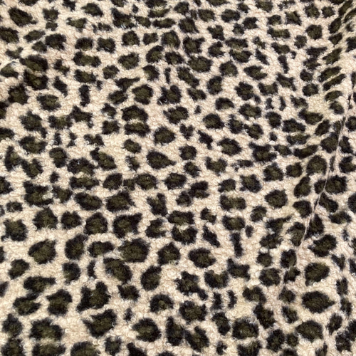 フリース 生地 ボア ファー ヒョウ柄 柔らかい ハンドメイド 手芸 材料