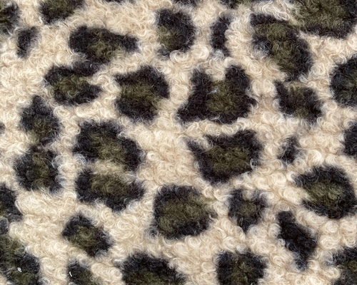 フリース 生地 ボア ファー ヒョウ柄 柔らかい ハンドメイド 手芸 材料