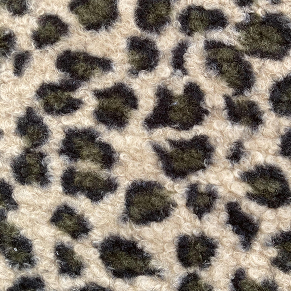 フリース 生地 ボア ファー ヒョウ柄 柔らかい ハンドメイド 手芸 材料