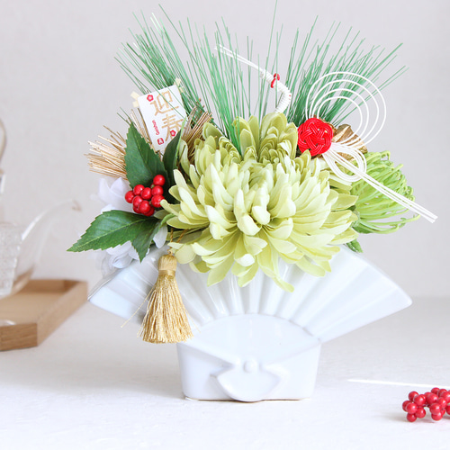 お花かご 牡丹
