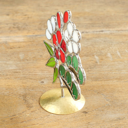 めでたい木　松竹梅（真鍮ベース・ステンドグラス） 7枚目の画像