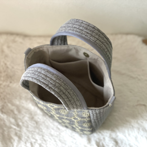 ⚮̈ミナペルホネン anemone × ヌビ まるっこトート ヌビバッグ トート