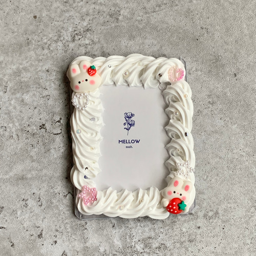 OUTLET【B8トレカケース】硬質ケース ホイップデコ no.2 『cream