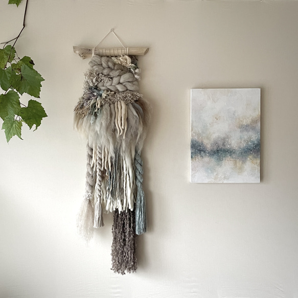 一点もの】流木 ウィービングタペストリー 『木霊の宿る樹』