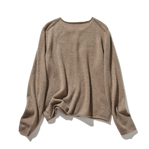 【極上品】JOHN LAING 肉厚カシミヤ100%カーディガン キャメル42 白田のカシミヤ〉のベビーカシミヤ Vネックカーディガン(キャメル)男性