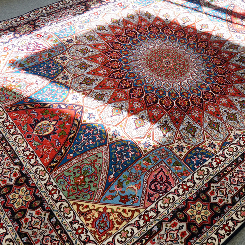 208×155cm ペルシャ手織り絨毯 カーペット・絨毯・ラグ・マット 208×155cm ペルシャ手織り絨毯 カーペット・絨毯・ラグ・マット