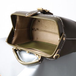 【切線】超人氣！橫扣包，手工真皮單肩包，女士款，全手工縫製，秋冬包 第13張的照片