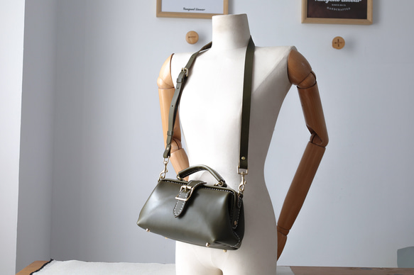 【切線】超人氣！橫扣包，手工真皮單肩包，女士款，全手工縫製，秋冬包 第18張的照片