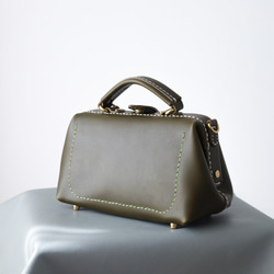 【切線】超人氣！橫扣包，手工真皮單肩包，女士款，全手工縫製，秋冬包 第8張的照片