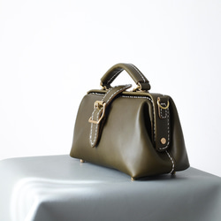 【切線】超人氣！橫扣包，手工真皮單肩包，女士款，全手工縫製，秋冬包 第5張的照片