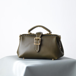 【切線】超人氣！橫扣包，手工真皮單肩包，女士款，全手工縫製，秋冬包 第2張的照片