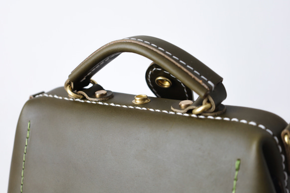 【切線】超人氣！橫扣包，手工真皮單肩包，女士款，全手工縫製，秋冬包 第11張的照片