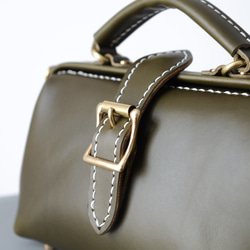 【切線】超人氣！橫扣包，手工真皮單肩包，女士款，全手工縫製，秋冬包 第7張的照片