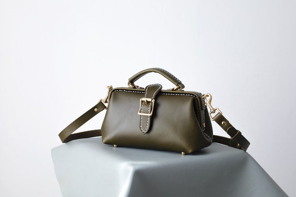 【切線】超人氣！橫扣包，手工真皮單肩包，女士款，全手工縫製，秋冬包 第15張的照片