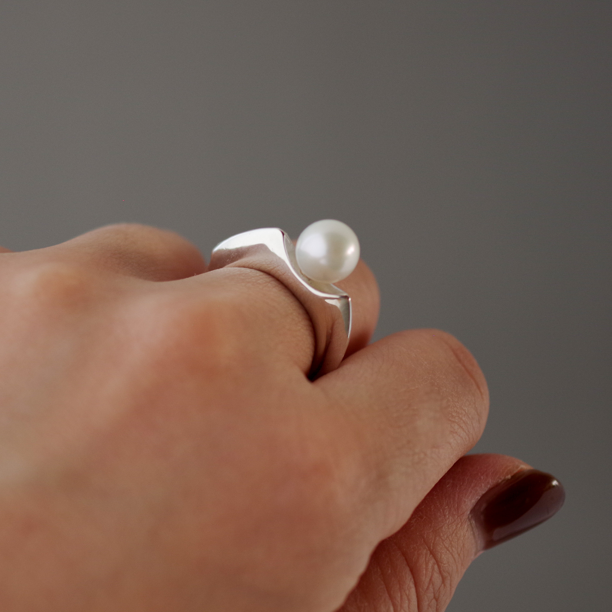 RING |SR-6| bigger pearl