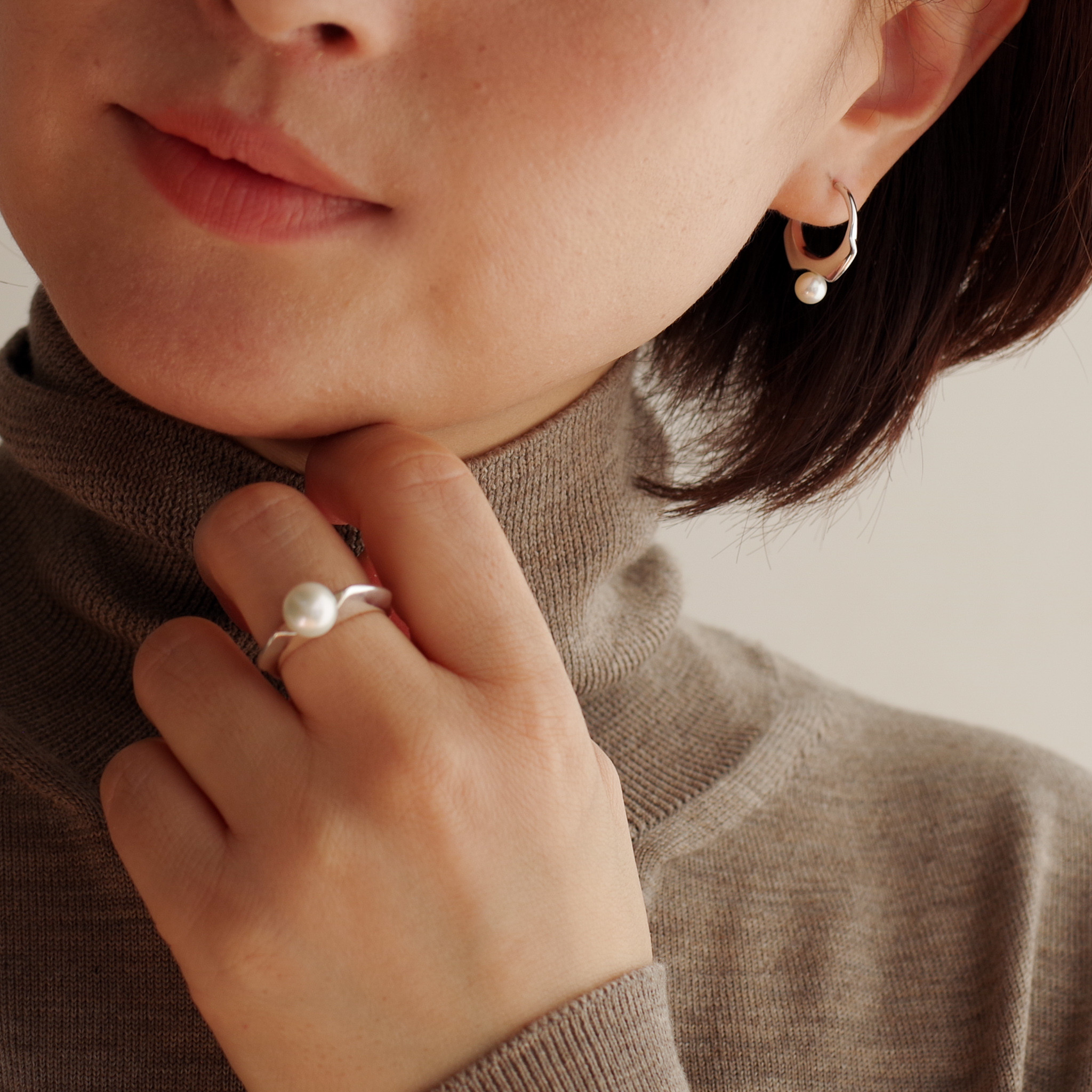 RING |SR-6| bigger pearl