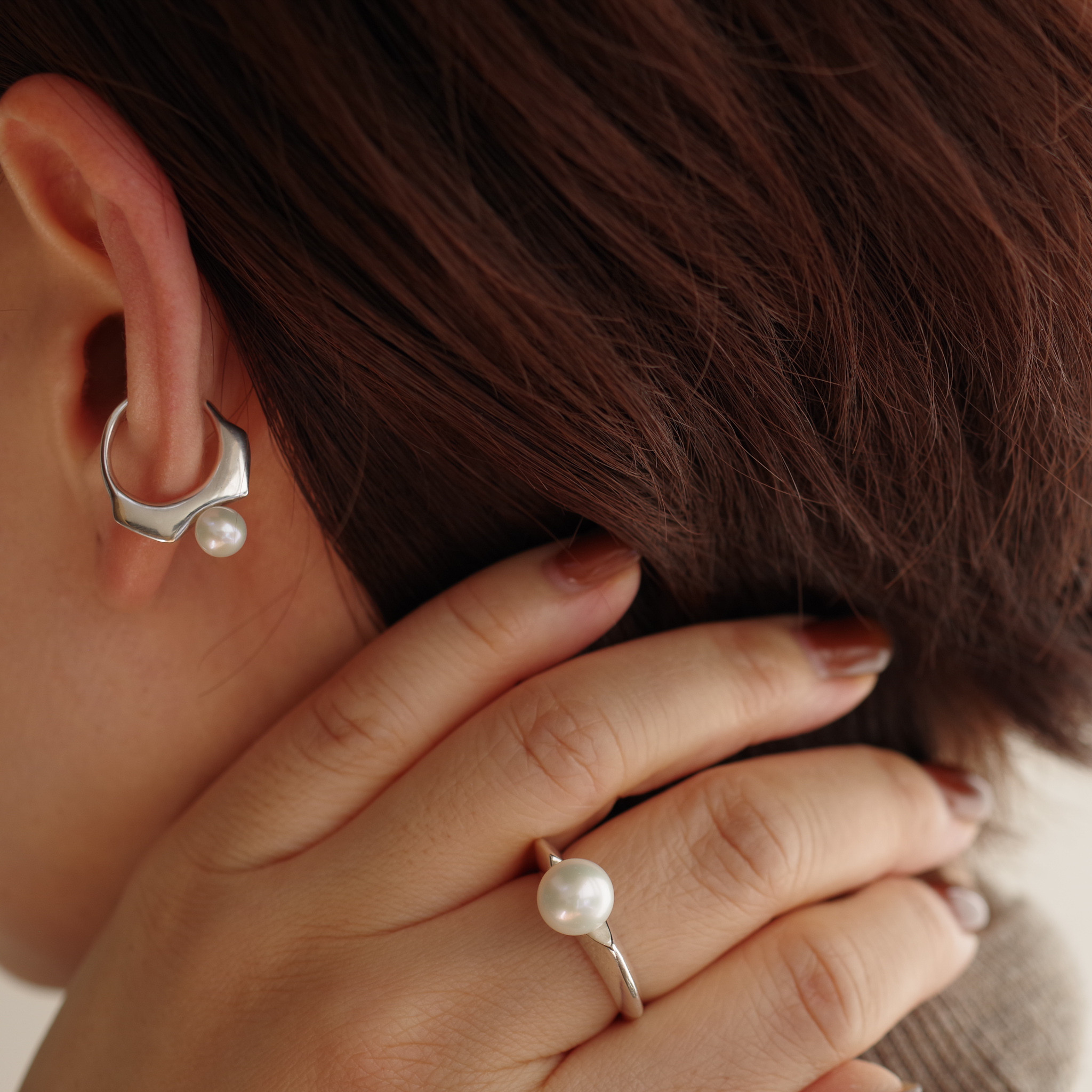 RING |SR-6| bigger pearl