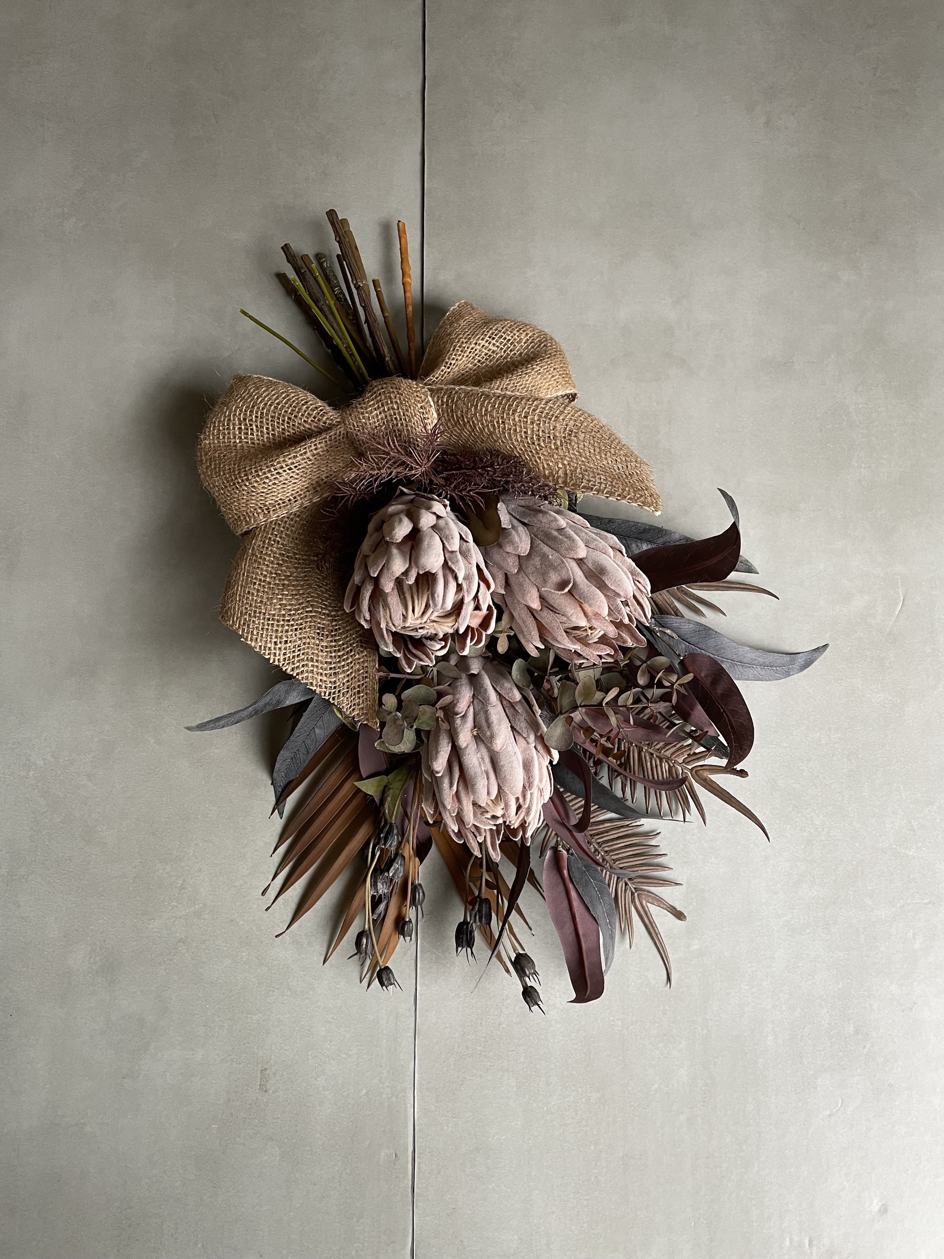 プロテアのドライ風アーティフィシャルスワッグ