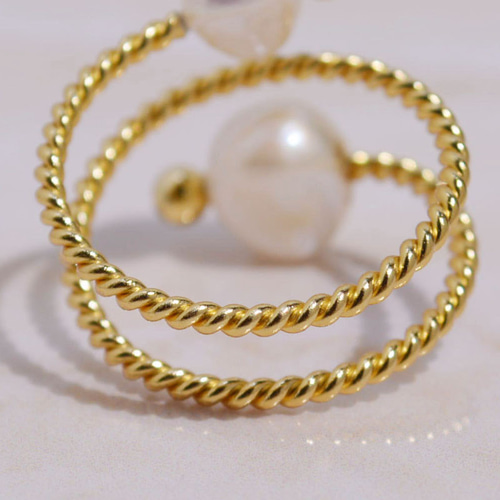 designsix｜BAROQUE PEARL 3 RING バロックパール ビーズ リング