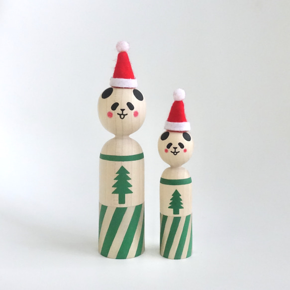 リバーシブル パンダこけし 17枚目の画像