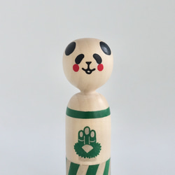 リバーシブル パンダこけし 9枚目の画像