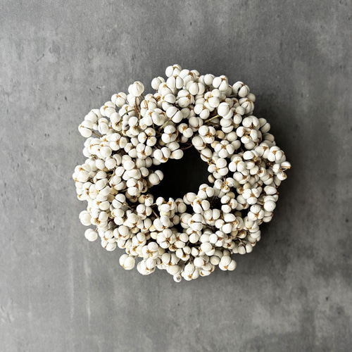 ナンキンハゼのミニリースハ―フリース New year wreath