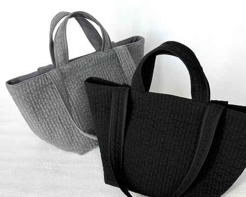 自立する♪すっきりきれいめ大人のヌビバッグ【Medium】ショルダー