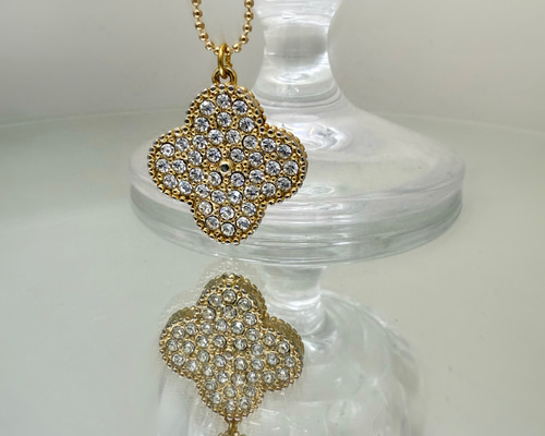 everrich ゴールド花モチーフペンダント2個セット 希望の花 -ガーベラ