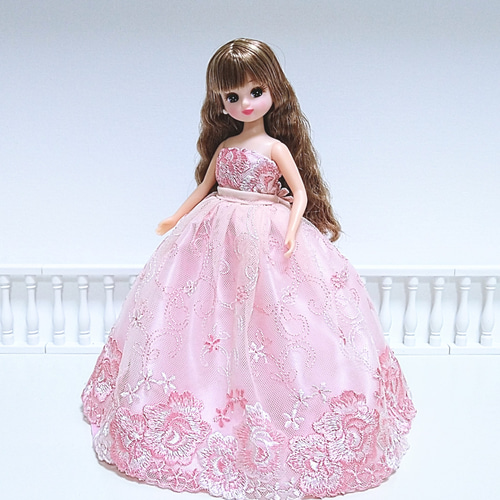 一点物♥リカちゃん服✿✿✿ピンクの花園deルンルンルン