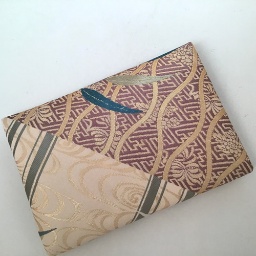 唐織 袋帯 結婚式バッグ 数寄屋袋 茶道 リサイクル正絹袋帯 リメイク