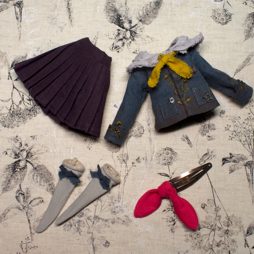 ❤️ブライスアウトフィット❤️ 4点リボンが素敵なお洋服セット ❤️ブライスアウトフィット❤️4点素敵なお洋服セット