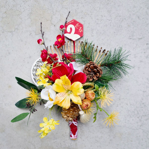 完売 】熊手 お正月飾り お飾り 商売繁盛 招福 2025年 送料無料 巳年