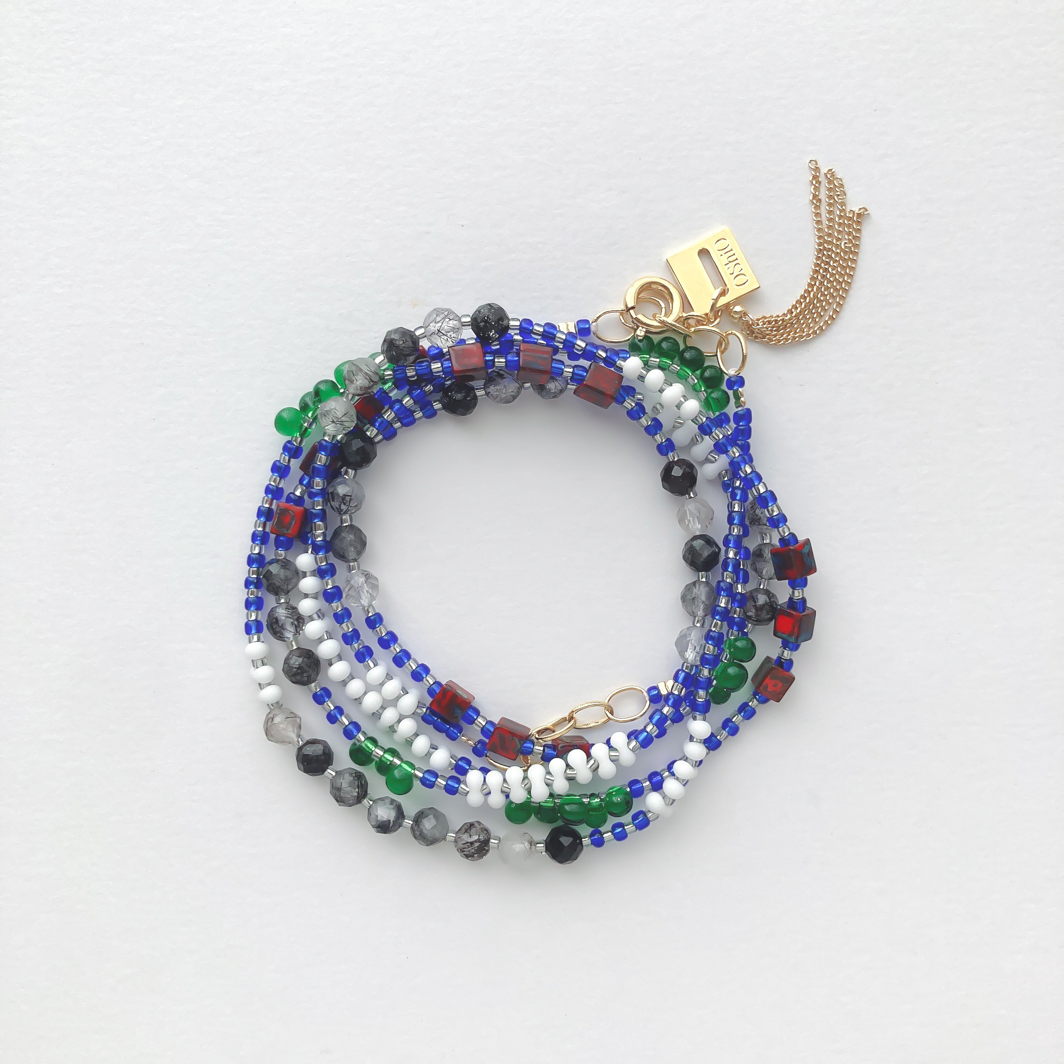 2way NECKLACE:「Hypericum」shy berry