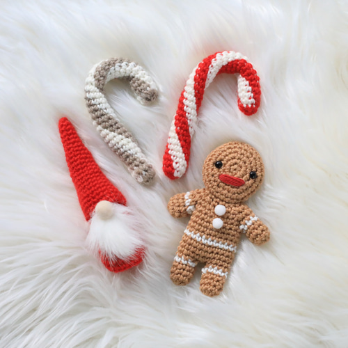 クリスマス】キャンディケイン あみぐるみ pomme de pin 通販 18515652