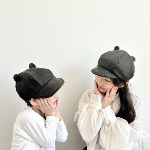 帽子 mamimu THE MUSEUM VISITOR☆韓国☆人気☆GALLERY TROOPER HAT (NAVY) (THE