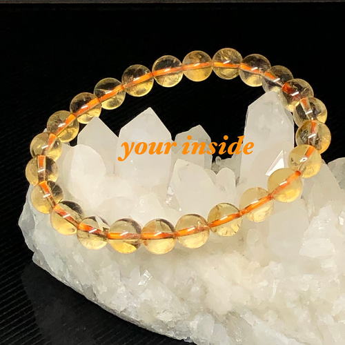 レインボー シトリン ブレスレット ブレスレット your inside ユア