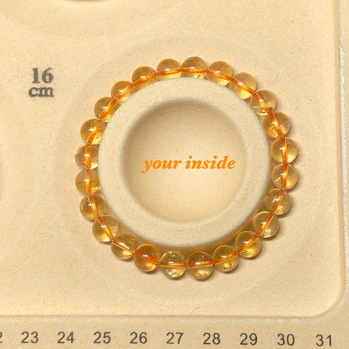 レインボー シトリン ブレスレット ブレスレット your inside ユア