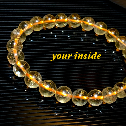レインボー シトリン ブレスレット ブレスレット your inside ユア