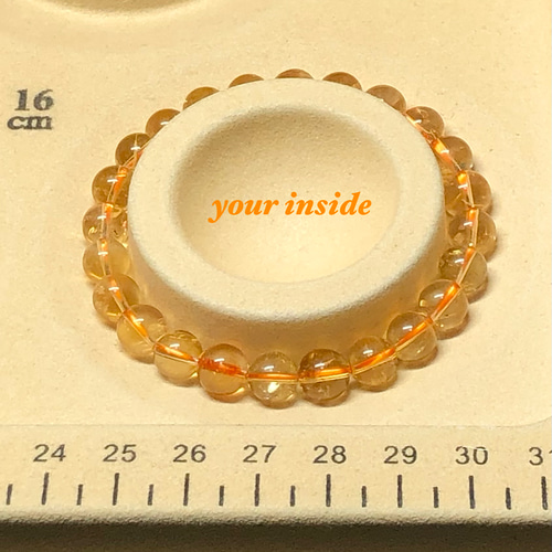 レインボー シトリン ブレスレット ブレスレット your inside ユア