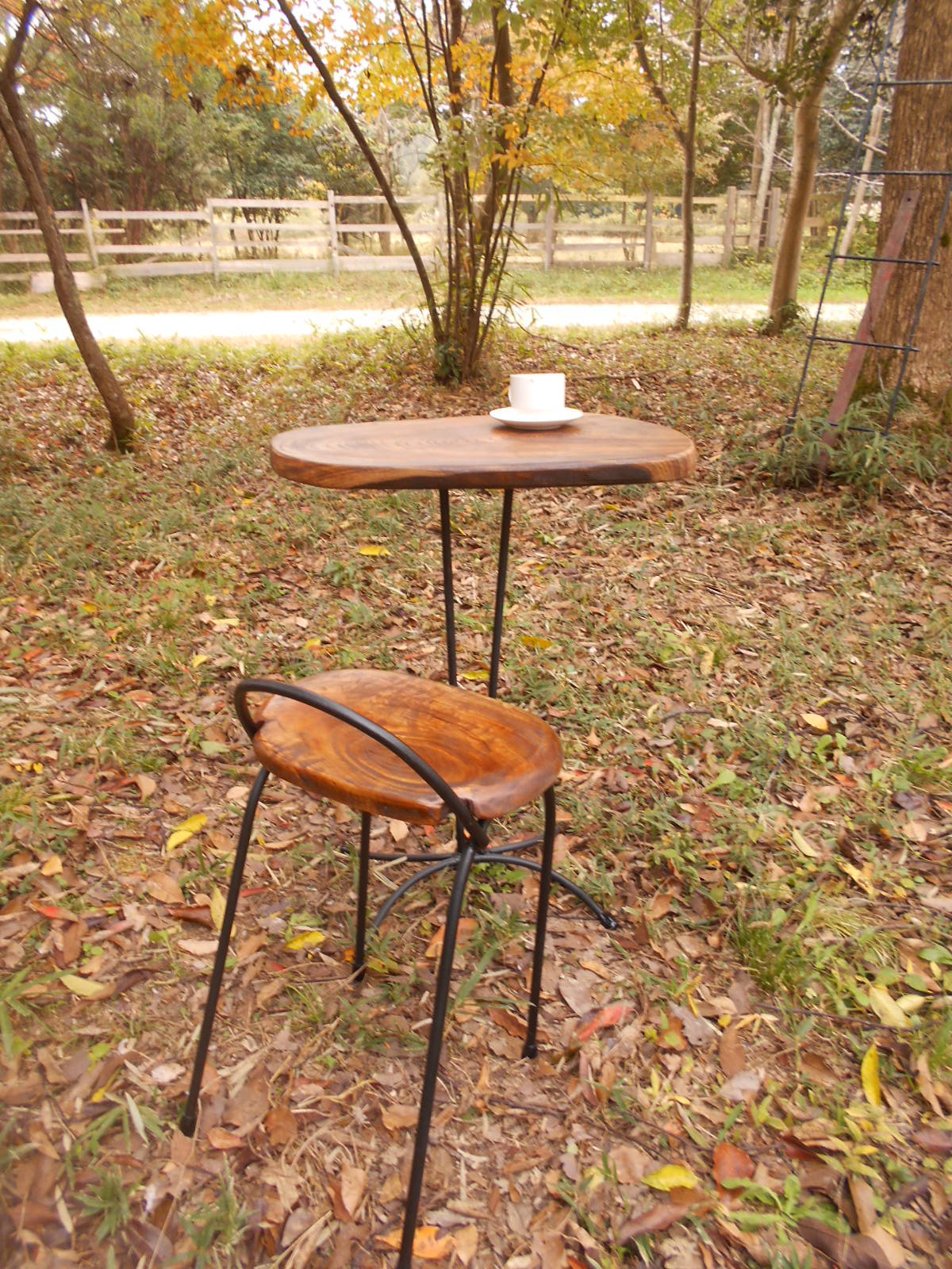 けやき カフェテーブル 11-15（テーブルのみ:高さ変更可能）