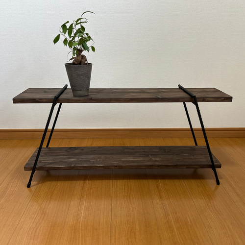 送料込み】アイアンシェルフ アイアンラック キャンプ収納 観葉植物棚