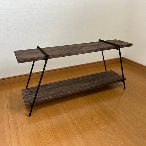 送料込み】アイアンシェルフ アイアンラック キャンプ収納 観葉植物棚