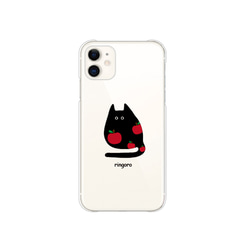 北欧 猫 名入れ スマホケース iPhone16 15 14 SE ほぼ全機種対応 xperia pixel 送料無料 11枚目の画像