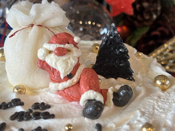 X'mas knit cake / 5.6号サイズ/クリスマスケーキ/クリスマス2024 4枚目の画像