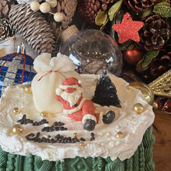 X'mas knit cake / 5.6号サイズ/クリスマスケーキ/クリスマス2024 2枚目の画像