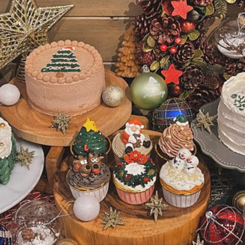 X'mas knit cake / 5.6号サイズ/クリスマスケーキ/クリスマス X'mas knit cake / 5.6号サイズ/クリスマスケーキ/クリスマス