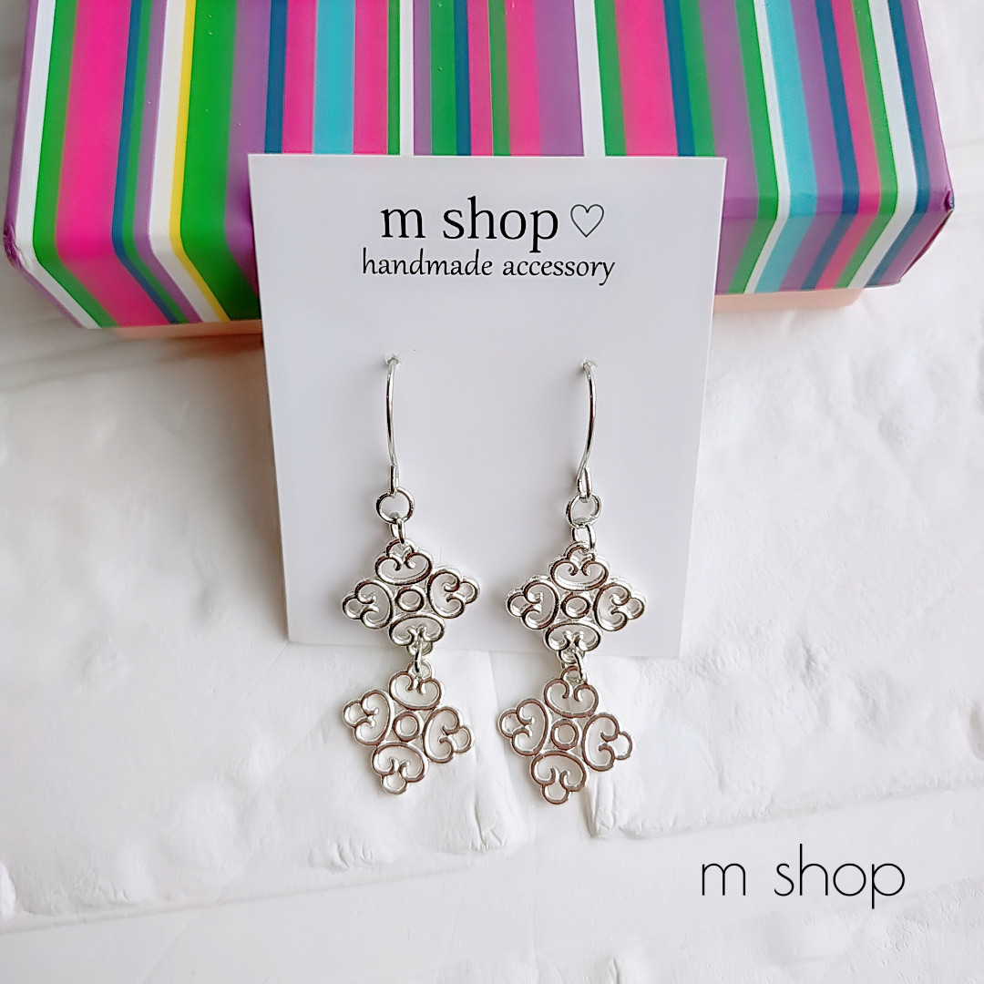 ハンドメイドピアス イヤリング・ノンホールピアス m shop 通販