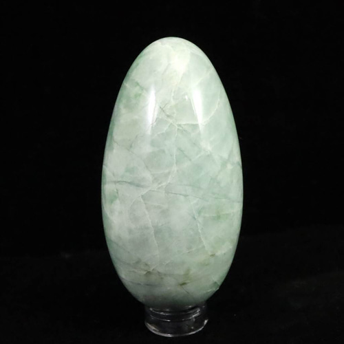 糸魚川翡翠 ヒスイ 緑 68mm エッグ 138.7g #67807 天然石 榎本